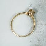 Vintage Gold Diamond Solitaire
