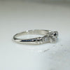 Pretty Platinum and Diamond Vintage Engagement Ring