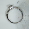 Pretty Platinum and Diamond Vintage Engagement Ring