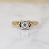 Thoughtfully Designed Retro Diamond Solitaire