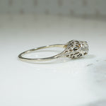 Beautiful Belias Filigree OMC Diamond Ring