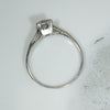 Pretty Palladium OEC Diamond Engagement Ring