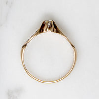 Crazy Eights Old Mine Cut Diamond Belcher Ring