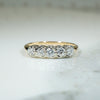 Super Sparkle Vintage 2-Tone Diamond Band