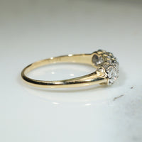 Super Sparkle Vintage 2-Tone Diamond Band
