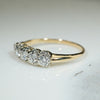 Super Sparkle Vintage 2-Tone Diamond Band