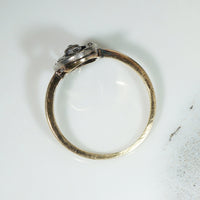 Stunning Art Nouveau Mine Cut Diamond Ring