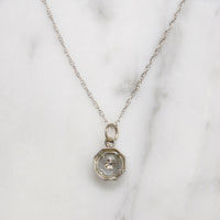 Octagonal Art Deco Diamond Pendant