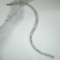 Simply Stunning 1950s Platinum Diamond Bracelet