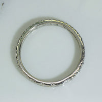 Pretty White Gold Diamond Eternity Band