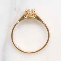 Victorian Old Mine Cut Diamond-Set Belcher Ring