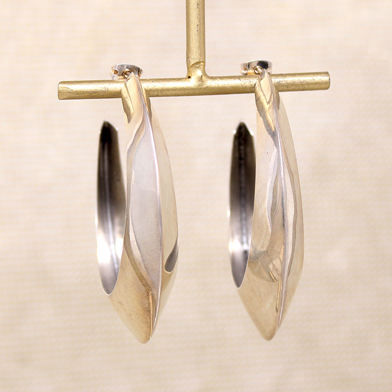 Sterling Silver Statement Hoops