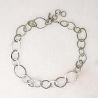 Funky Sterling Link Choker-Length Chain