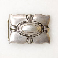 Handsome Sterling Belt Buckle Signed Dan Oliver