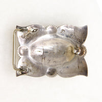Handsome Sterling Belt Buckle Signed Dan Oliver