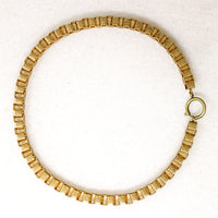 Gorgeous Engraved Box Chain with Big Bolt