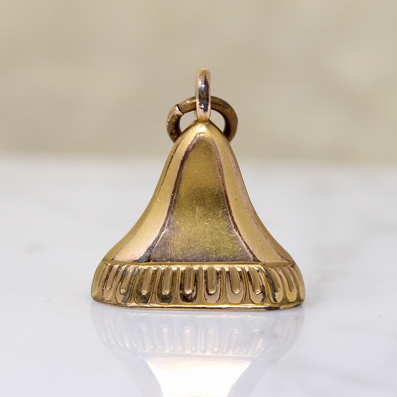 Graceful Neoclassical Gold Fill Fob