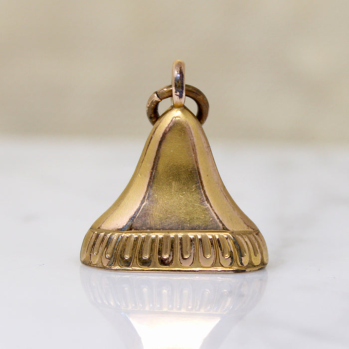 Graceful Neoclassical Gold Fill Fob