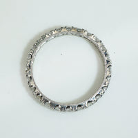 Lovely Platinum and Diamond Eternity Band