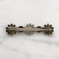 Cheerful Sterling Silver & Turquoise Bar Pin