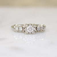 Classic Diamond Engagement Ring with Character