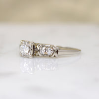 Classic Diamond Engagement Ring with Character