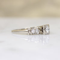 Classic Diamond Engagement Ring with Character