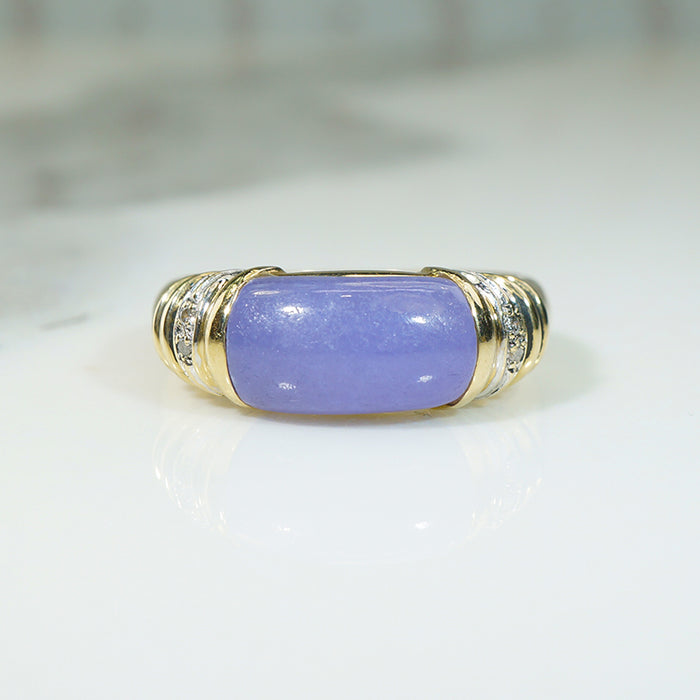 Lovely Lavender Jade Ring