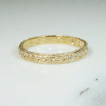 The Leap Year Diamond Band in Gold by 720