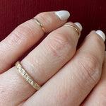 The Leap Year Diamond Band in Gold by 720