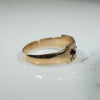 Sweet Victorian Gold and Garnet Band