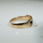Sweet Victorian Gold and Garnet Band