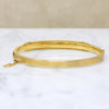 Exceptional Edwardian Etruscan Revival 15ct Gold Bangle