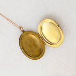 Engaging Engraved 9ct Rosy Gold Locket