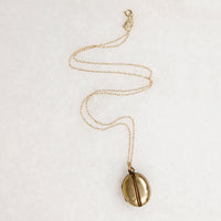 Interesting 9ct English Gold Oval Locket