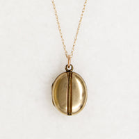 Interesting 9ct English Gold Oval Locket