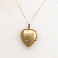 Sweet Heart Gold Locket with Star Set Diamond