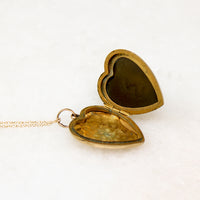 Sweet Heart Gold Locket with Star Set Diamond