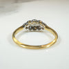 Dainty Victorian Navette Diamond Cluster Ring