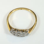Dainty Victorian Navette Diamond Cluster Ring