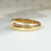 Old European Cut Diamond in Voluptuous Gold Band