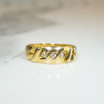 Antique Chester Diamond & 18ct Gold Band