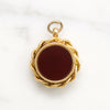 Victorian Compass Fob in 18k Gold & Carnelian