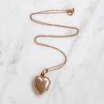 Rosy 9ct Gold Victorian Heart Locket