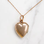 Rosy 9ct Gold Victorian Heart Locket