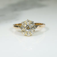 Shining OMC Diamond Cluster Ring