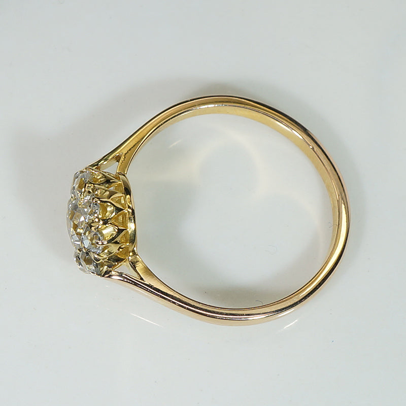 Shining OMC Diamond Cluster Ring