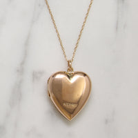 Blushing 9ct Rose Gold Edwardian Heart Locket