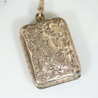 Beautifully Engraved Antique Gold Locket