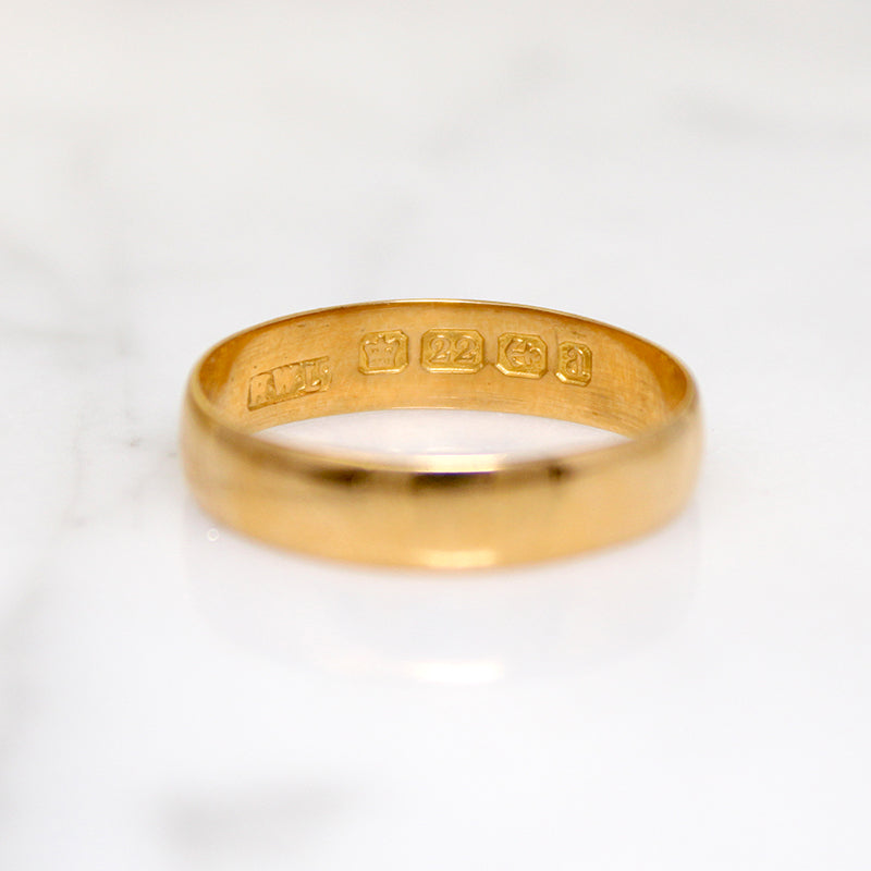 Brightest, Shiniest, 22k Gold English Band Ever